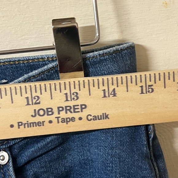 Loft The Super Soft Girlfriend Denim Jeans Raw Hem Distressed Size 30/10 - Picture 5 of 6